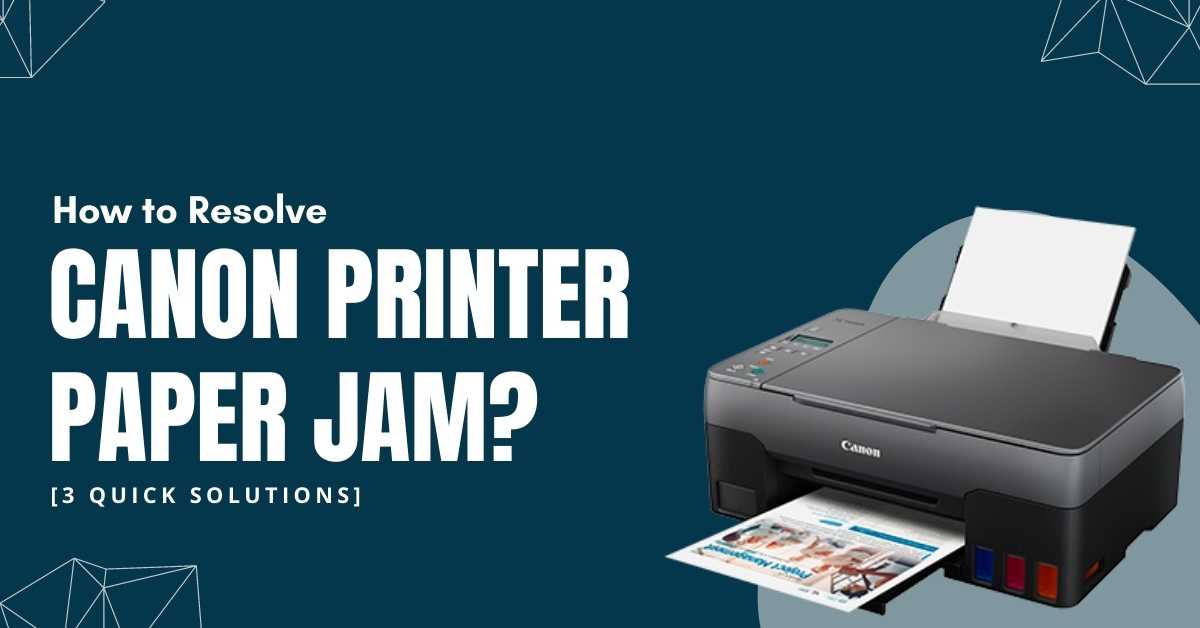 Canon Printer paper Jam