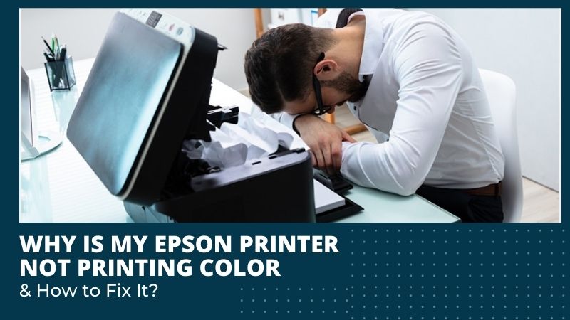 why is my Epson printer not printing color