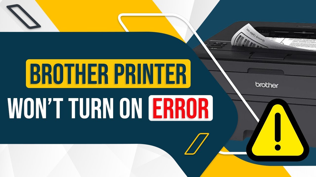 Fix-Brother-Printer-Wont-turn-on-Error