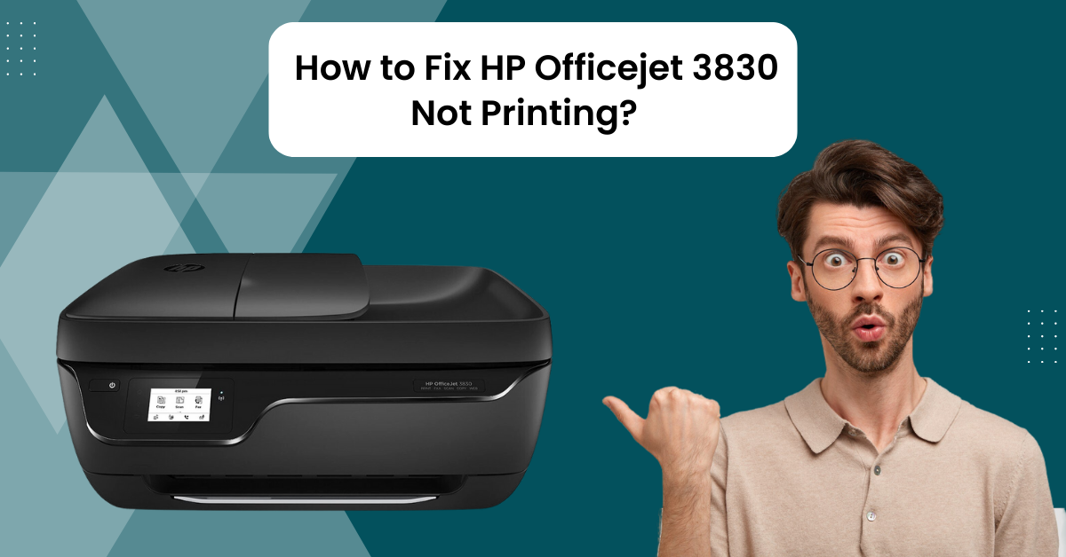 HP Officejet 3830 Not Printing