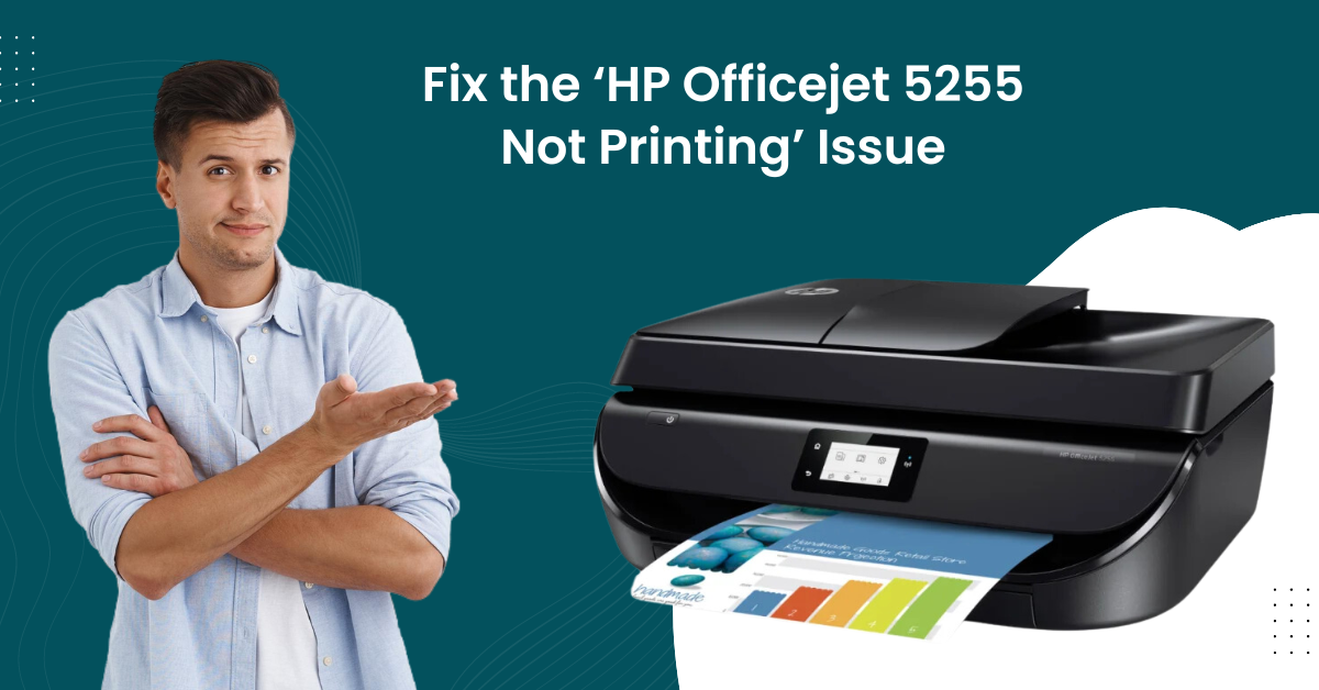 HP Officejet 5255 not printing