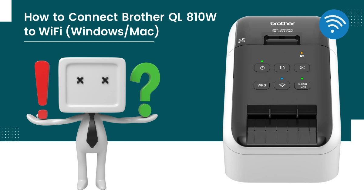 Connect Brother QL 810W to WiFi