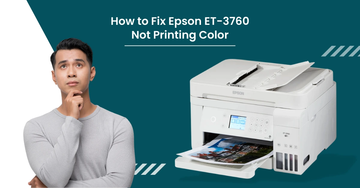 Fix Epson ET-3760 Not Printing Color