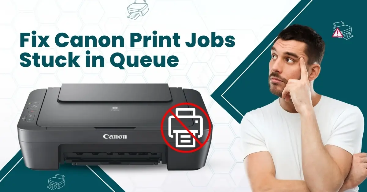 Canon Print Jobs Stuck in Queue