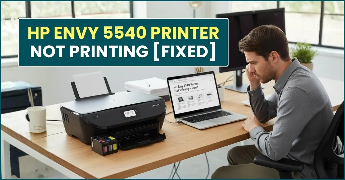HP Envy 5540 Printer Not Printing [Fixed]