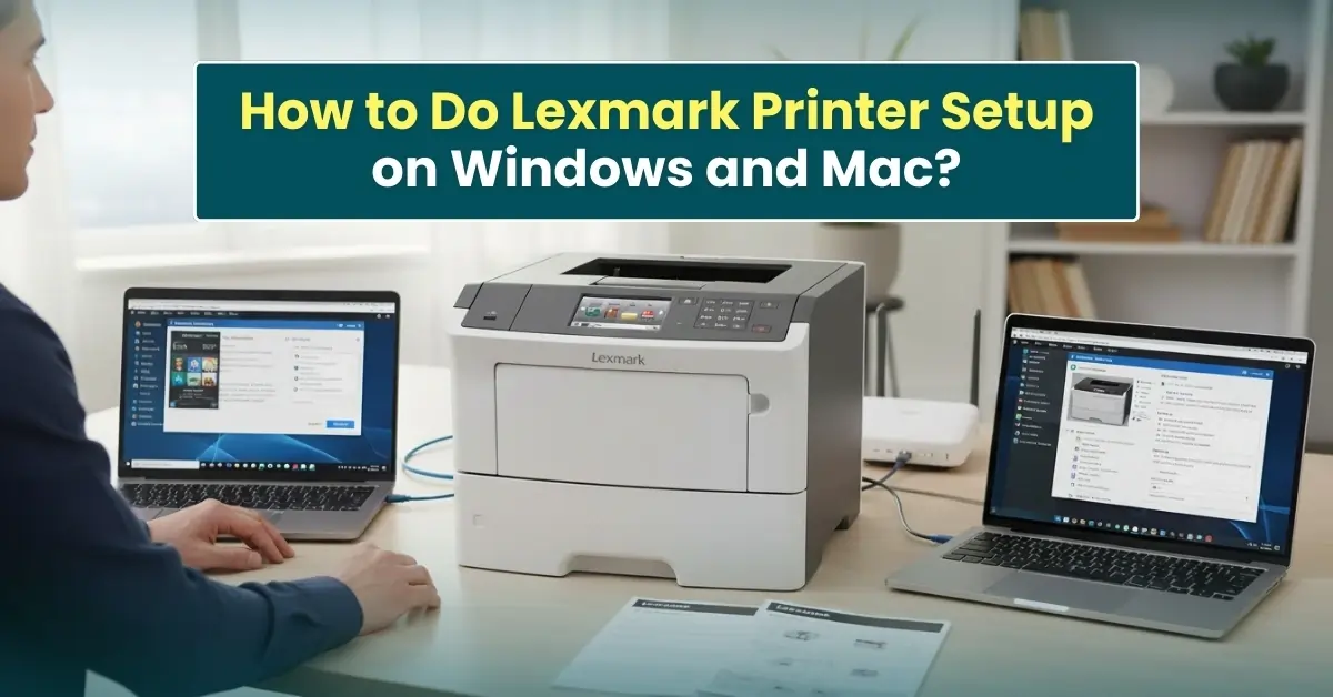 Lexmark Printer Setup on Windows and Mac