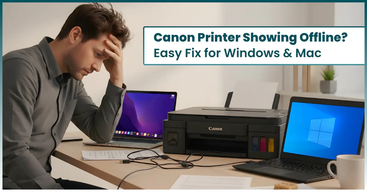Canon Printer Showing Offline