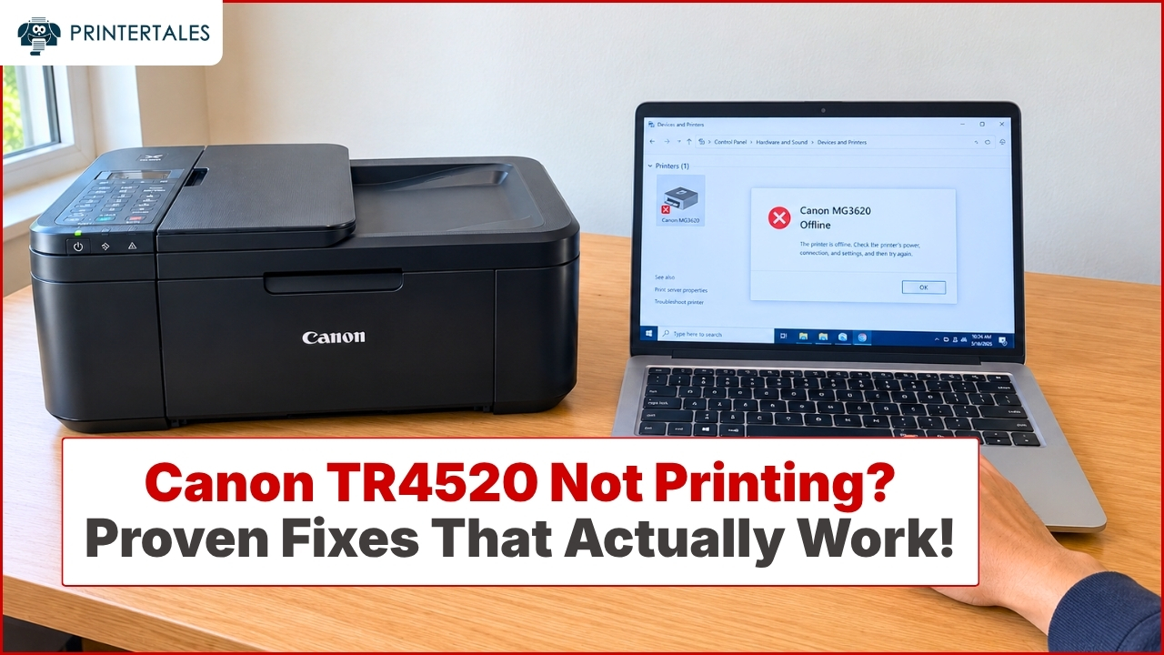 Canon TR4520 Not Printing Proven Fixes That Actually Work!