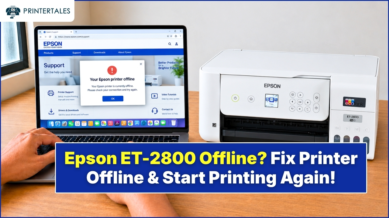 Epson ET-2800 Offline? Fix Printer Offline & Start Printing Again!
