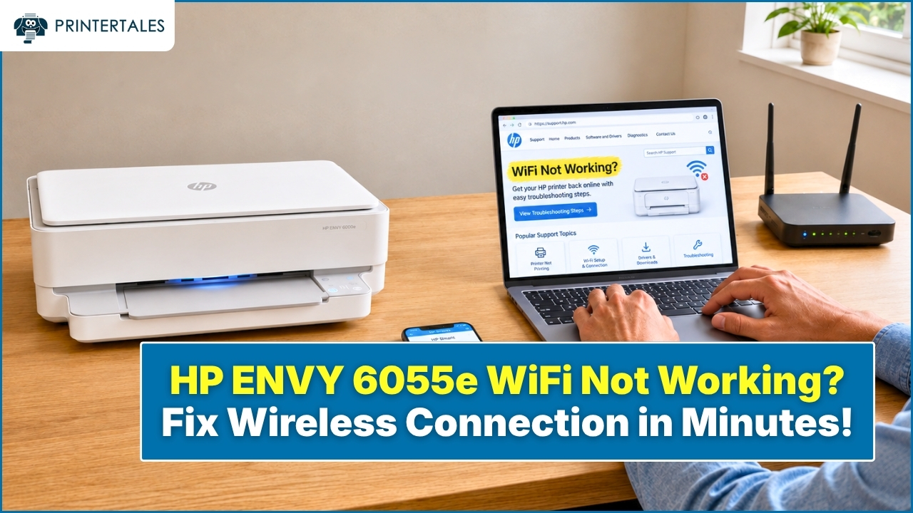 HP ENVY 6055e WiFi Not Working Fix Wireless Connection in Minutes!