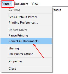 Canon printer is offline