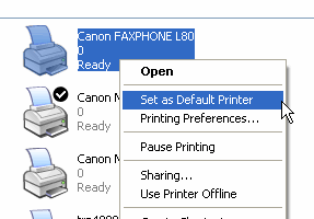 Canon printer is offline