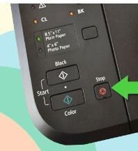 how to reset Canon Pixma printer