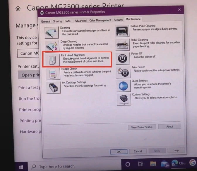 [Resolved] Canon Printer Misaligned Printing