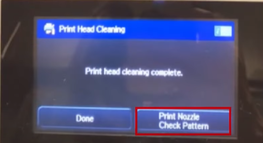 select-printer-nozzle-check-pattern