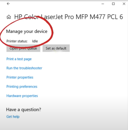 Manage Your Device section