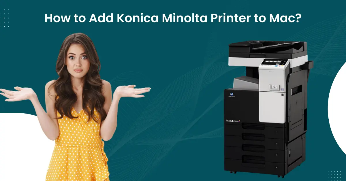 Konica Minolta Printer to Mac