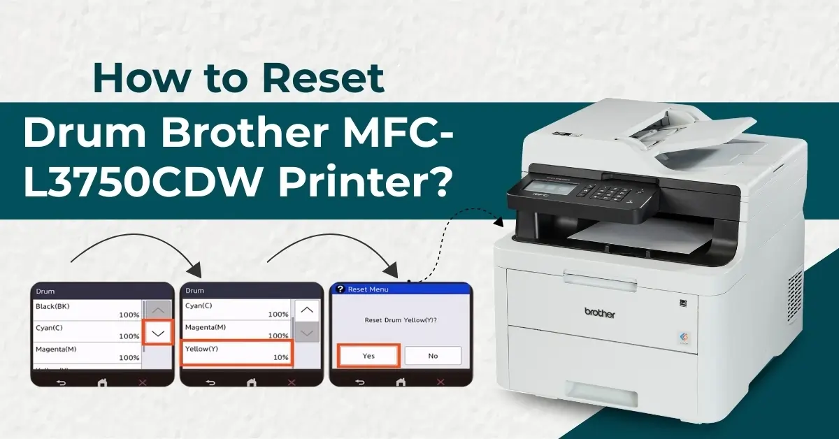 Reset Drum Brother MFC-L3750CDW Printer