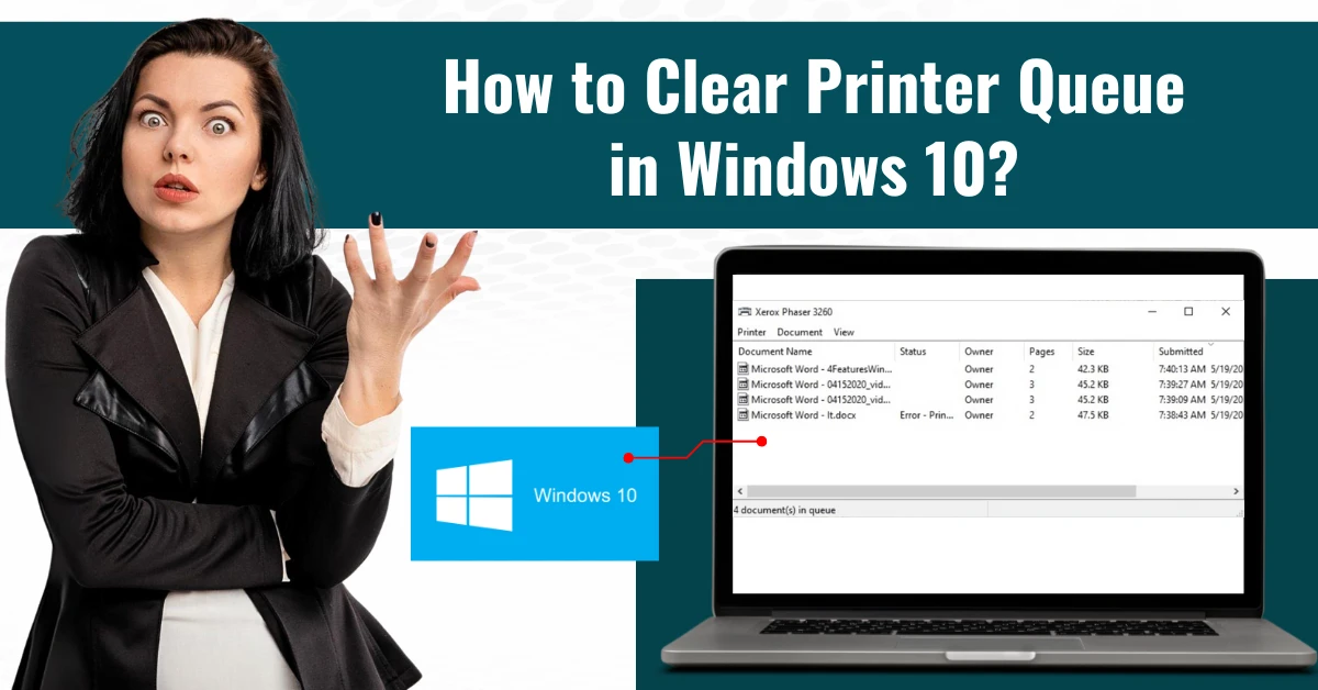 How to Clear Printer Queue in Windows 10?