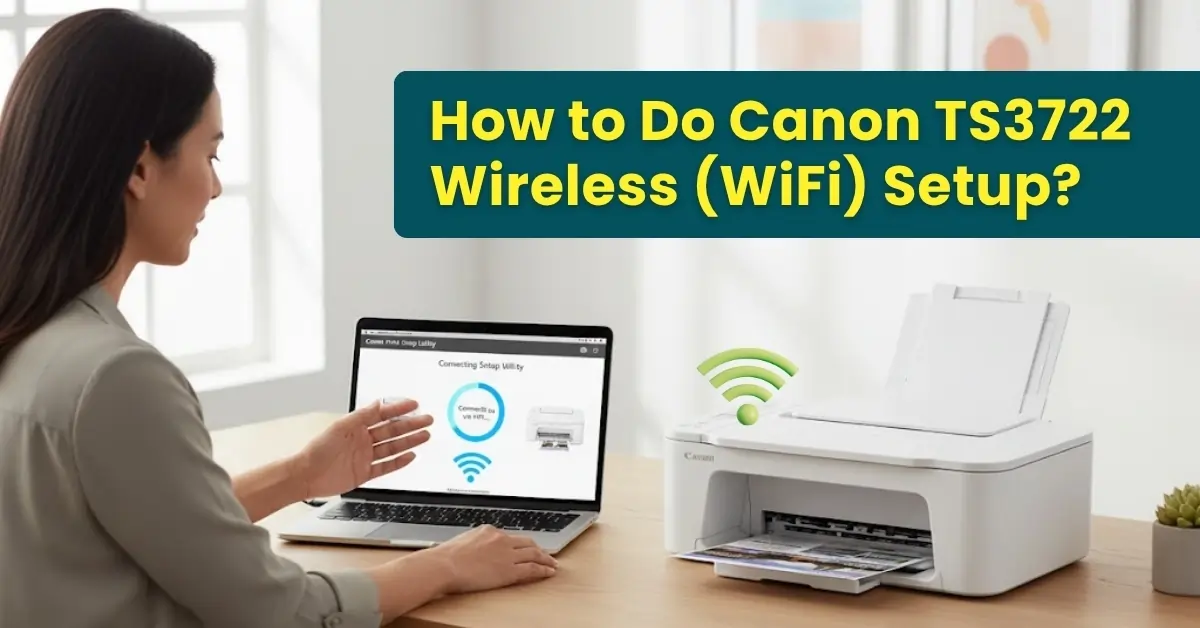 Canon TS3722 Wireless (WiFi) Setup
