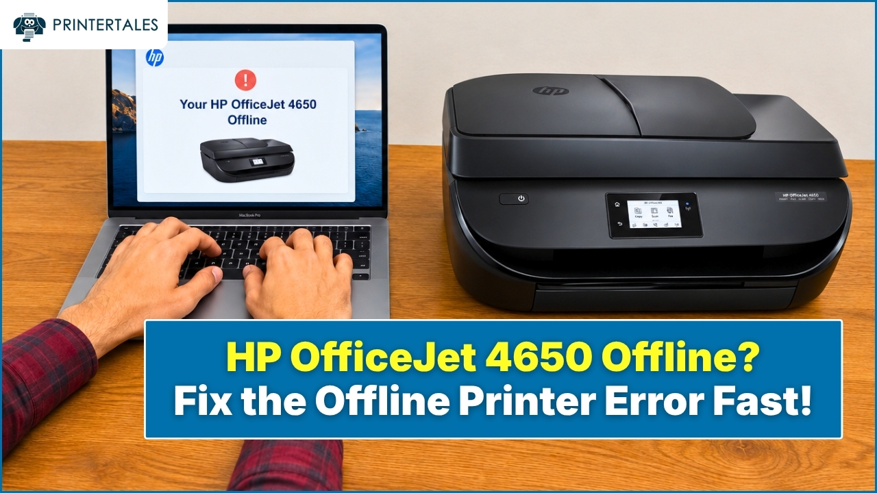 HP OfficeJet 4650 Offline Fix the Offline Printer Error Fast!